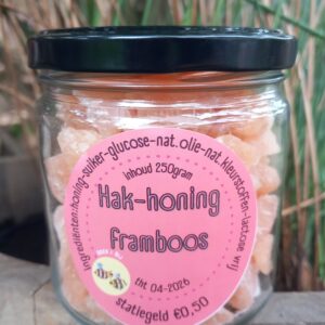 Hak-honing framboos 250 gram