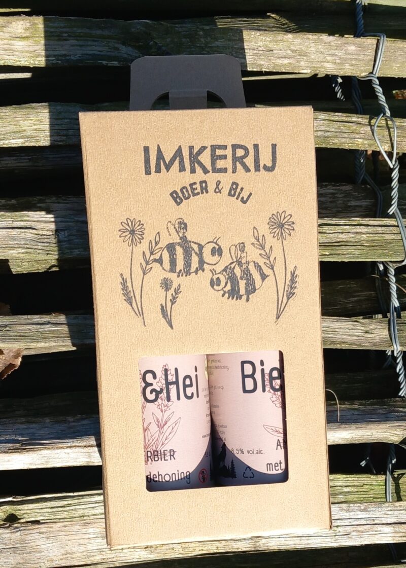 Cadeau-pakket bier 4 flesjes Bier&Hei (alleen afhalen)